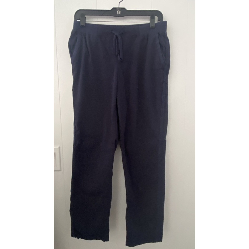 Style & Co Women's Sz S‎ Navy Blue Pull On Pants Knit Waist Drawstring Cotton